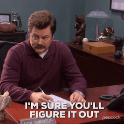 Parks and Recreation Ron Saying I'm Sure You'll Figure It Out