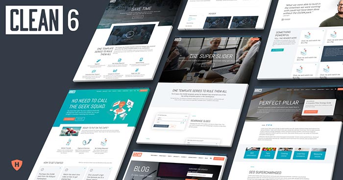 Introducing the All-New CLEAN 6 Template Series for HubSpot